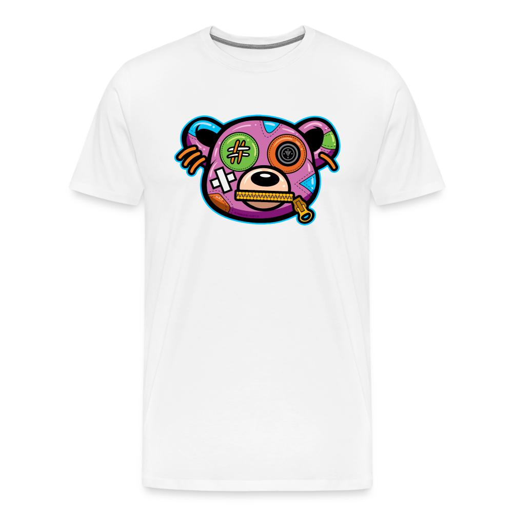 Bear Men's Premium T-Shirt - white