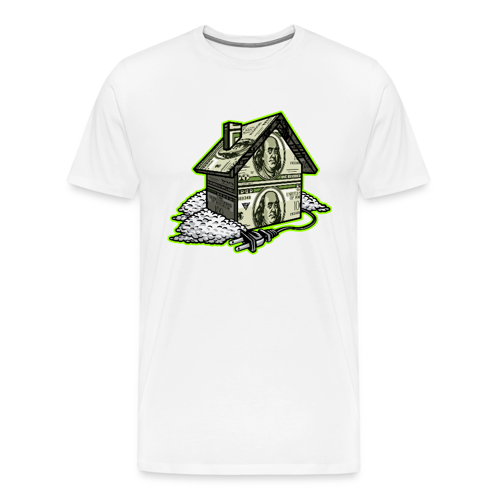 Trap House Men's Premium T-Shirt - white