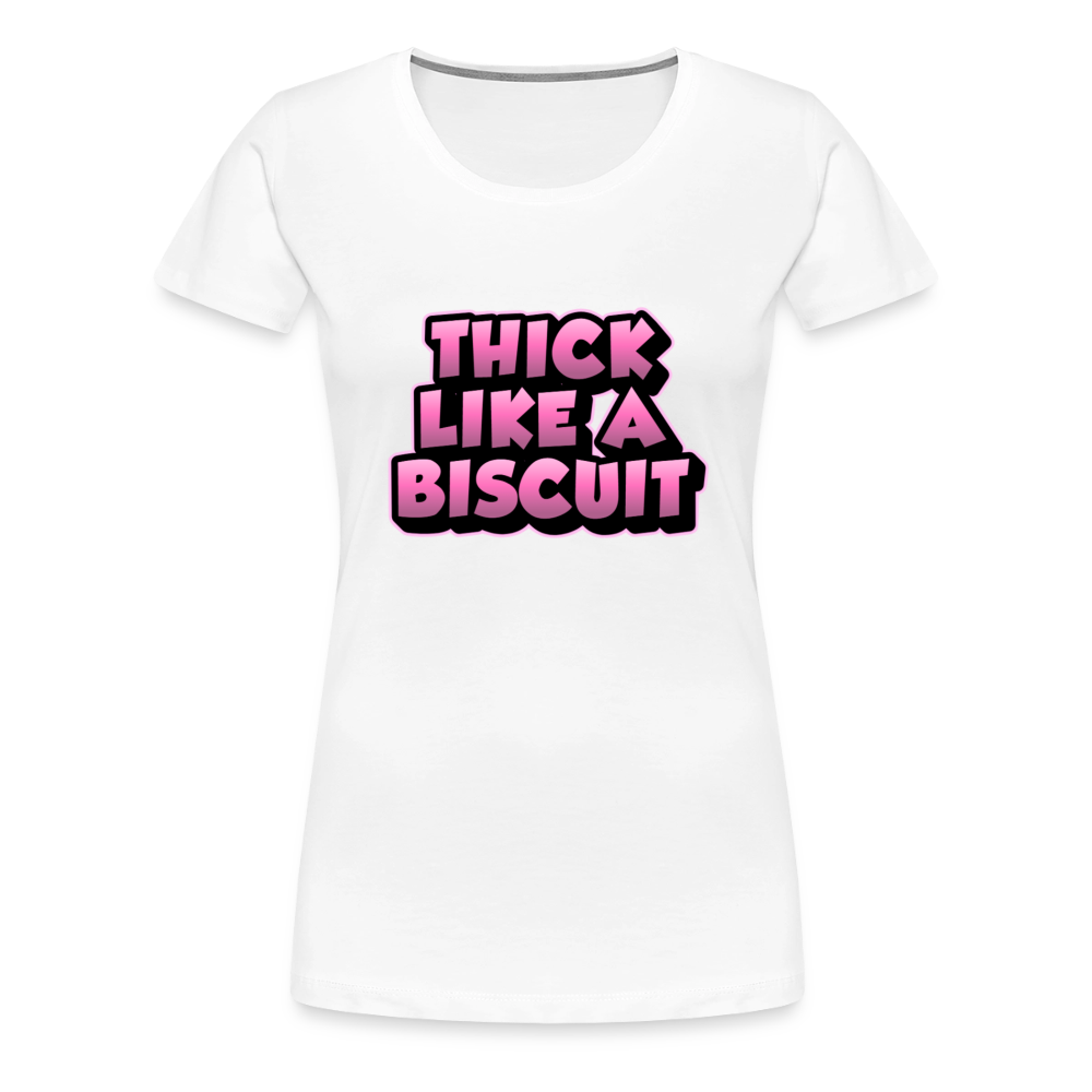 Thick Women’s Premium T-Shirt - white