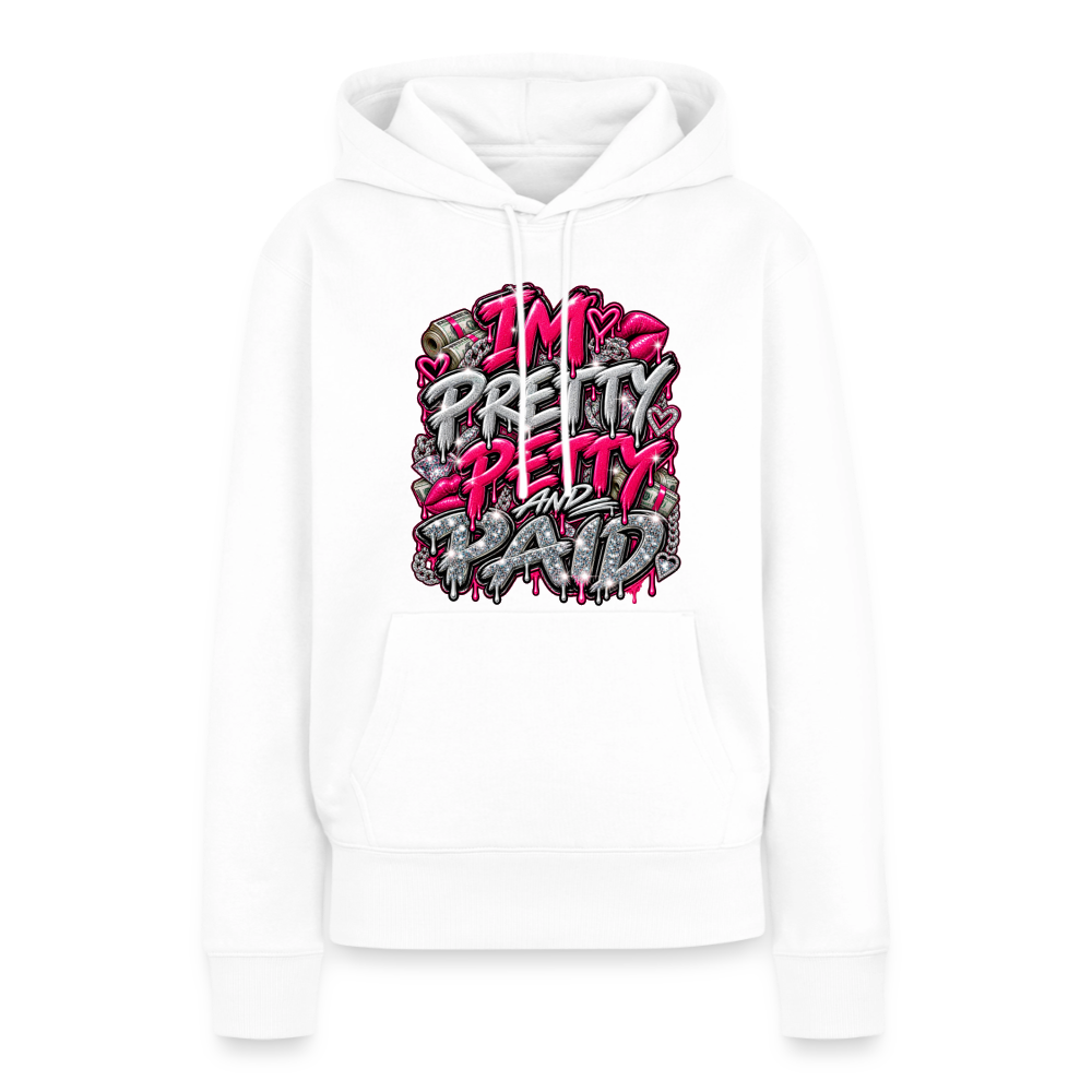 Pretty Women’s Premium Hoodie - white