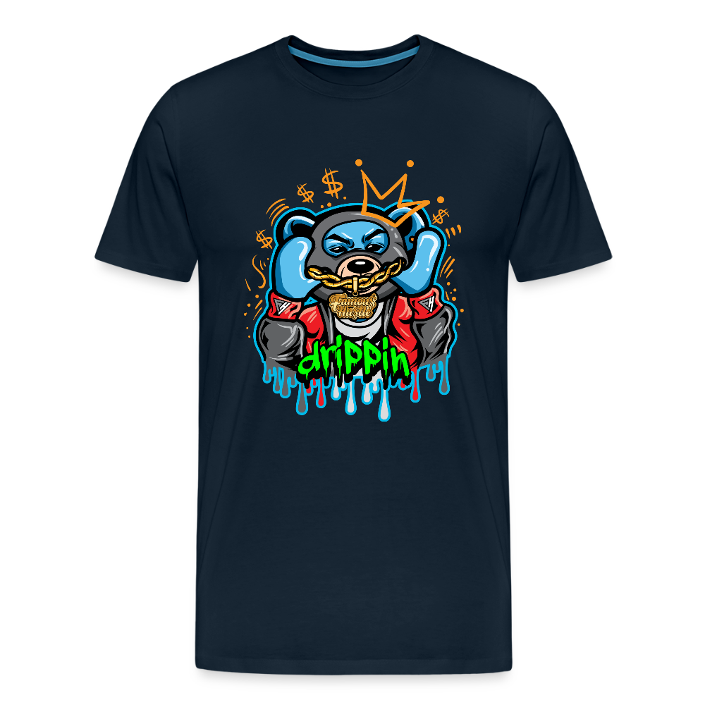 Drip Men's Premium T-Shirt - deep navy