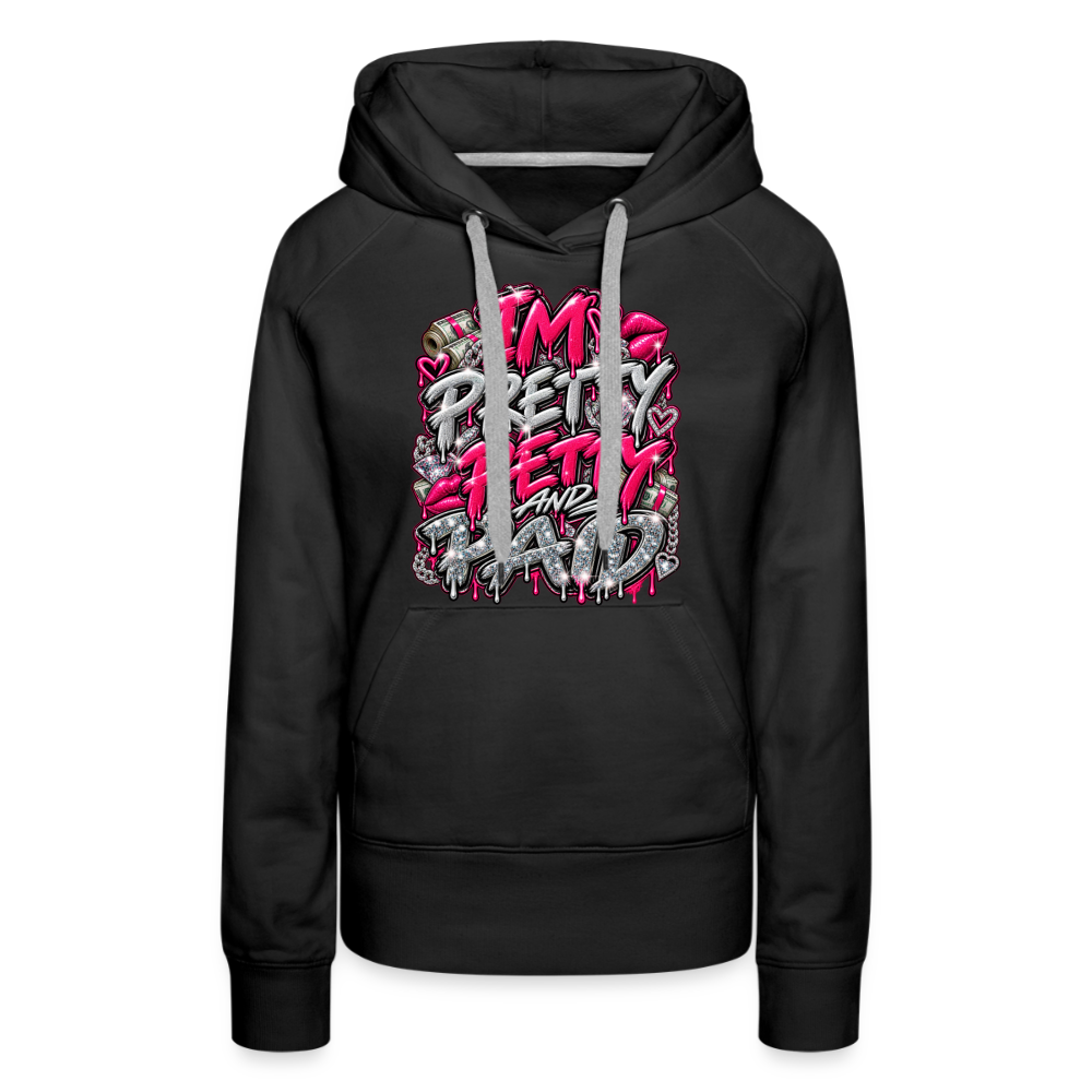 Pretty Women’s Premium Hoodie - black