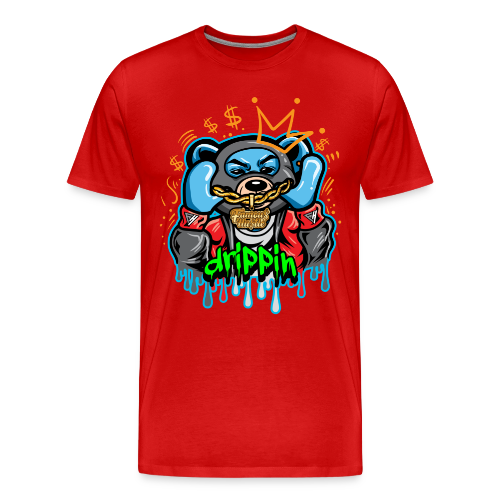 Drip Men's Premium T-Shirt - red