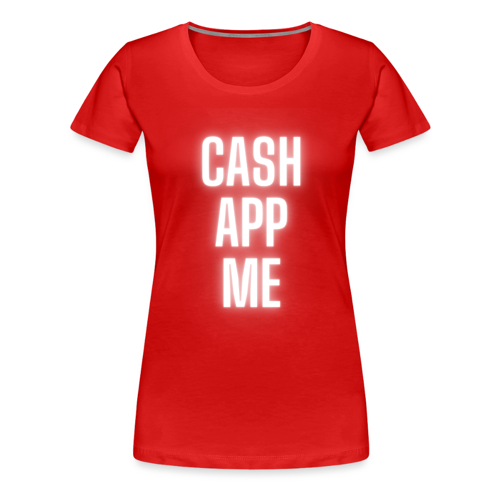 Cash App Me Women’s Premium T-Shirt - red