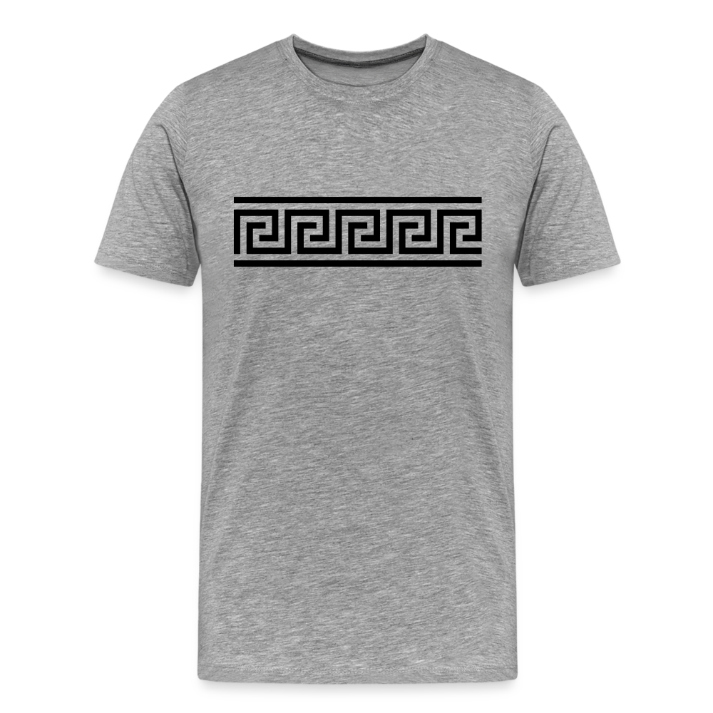 Pattern Men's Premium T-Shirt - heather gray