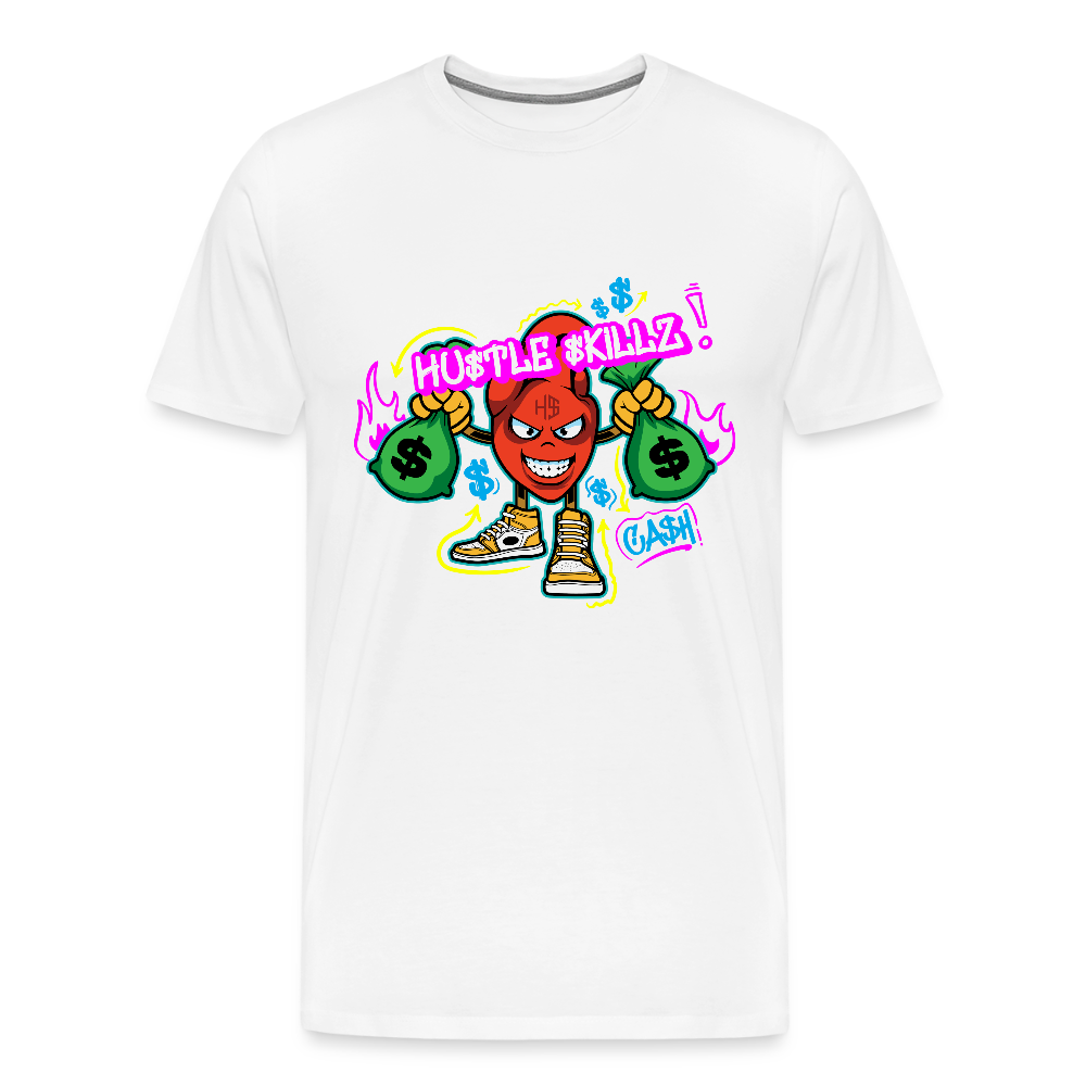 Skillz Men's Premium T-Shirt - white