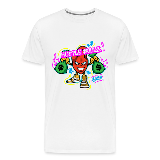 Skillz Men's Premium T-Shirt - white