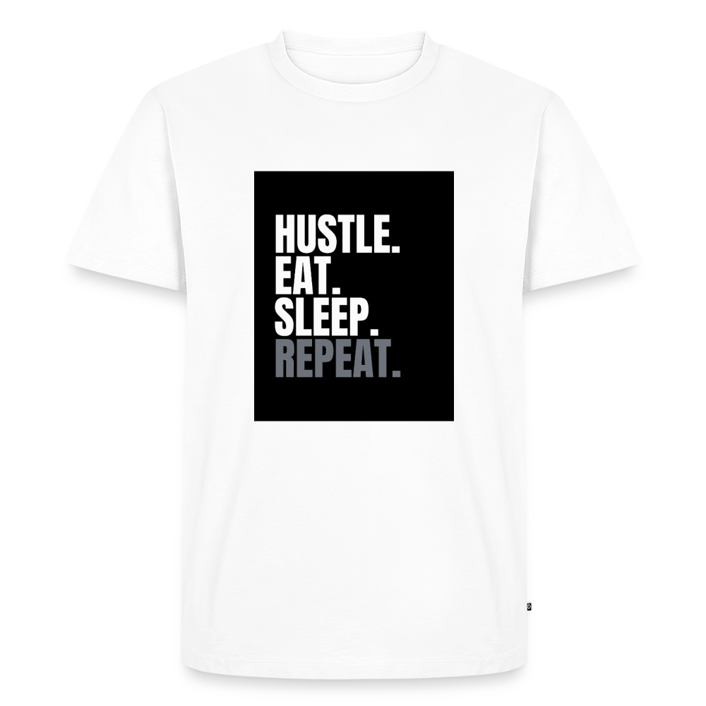 Repeat Men's Premium T-Shirt - white