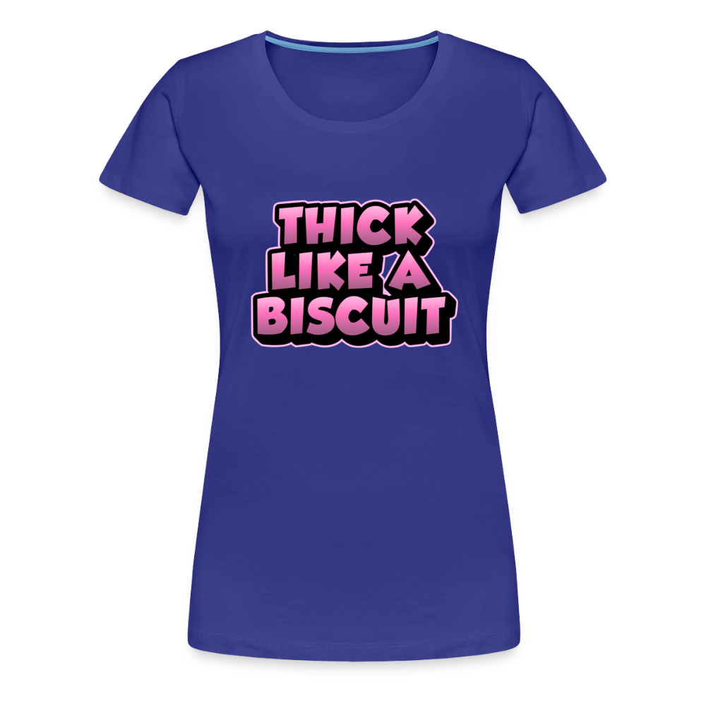 Thick Women’s Premium T-Shirt - royal blue