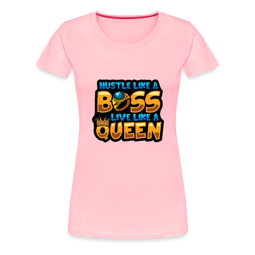 Women’s Premium T-Shirt Boss Queen - pink
