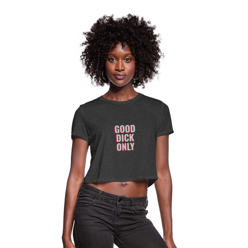 Good Only Women's Cropped T-Shirt - deep heather