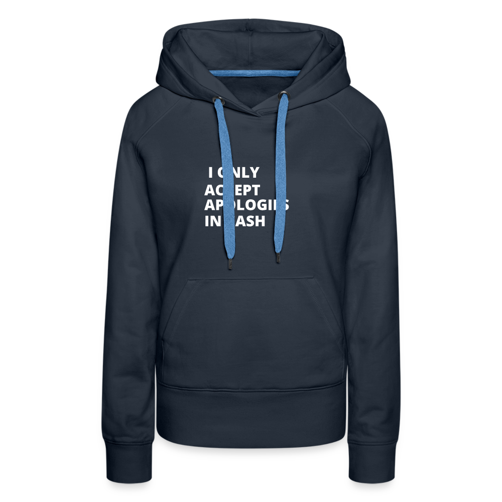 Only Cash Women’s Premium Hoodie - navy