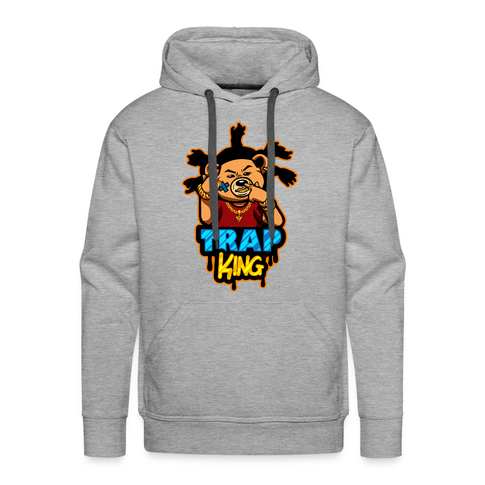 Trap King Men’s Premium Hoodie - heather grey