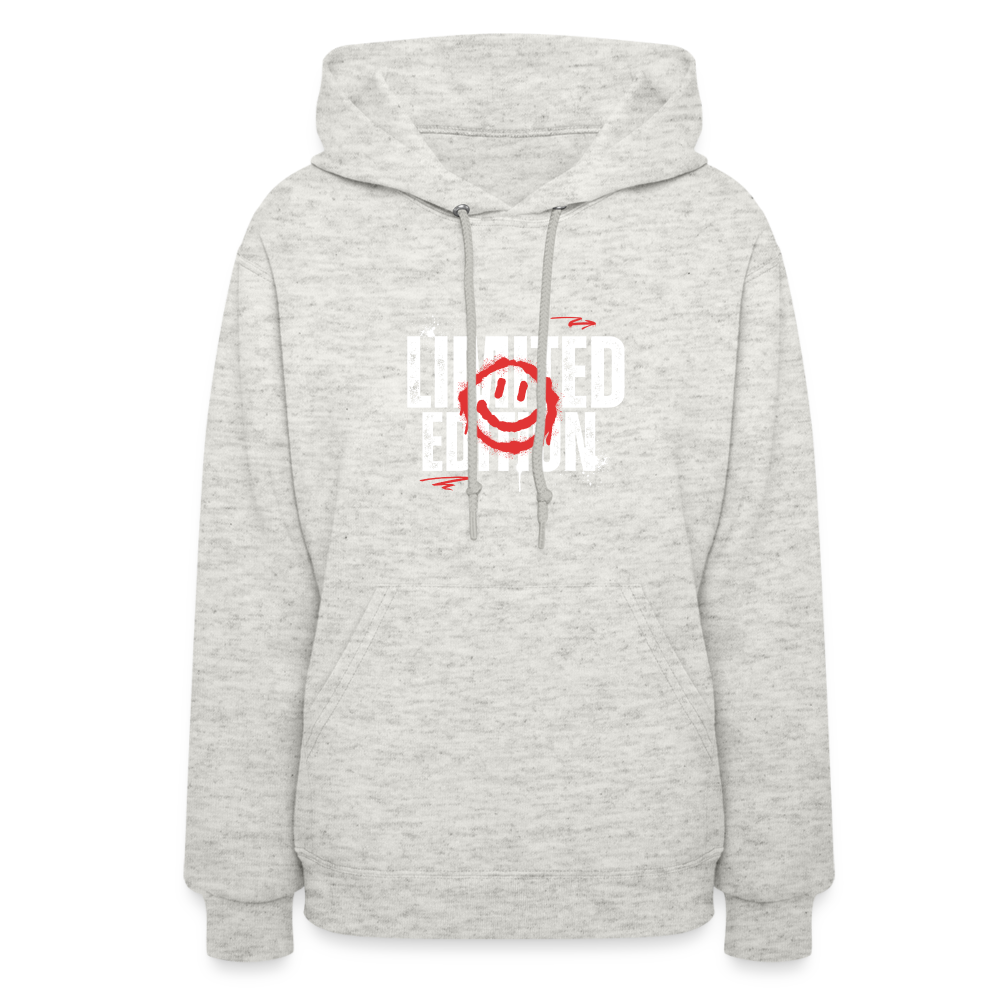 Limited Edition Women's Hoodie - heather oatmeal