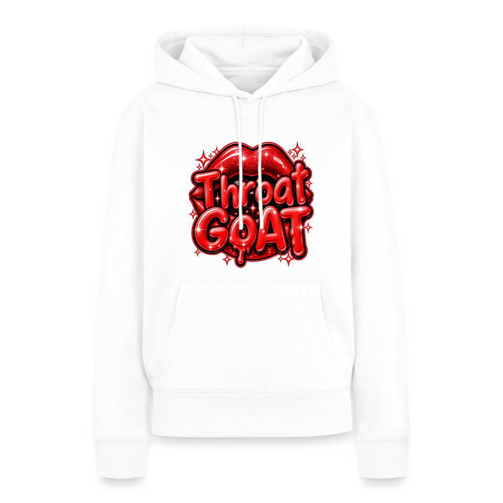 Throat Goat Women’s Premium Hoodie - white