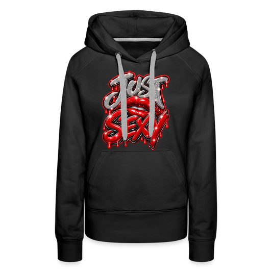 Just Sexy Women’s Premium Hoodie - black