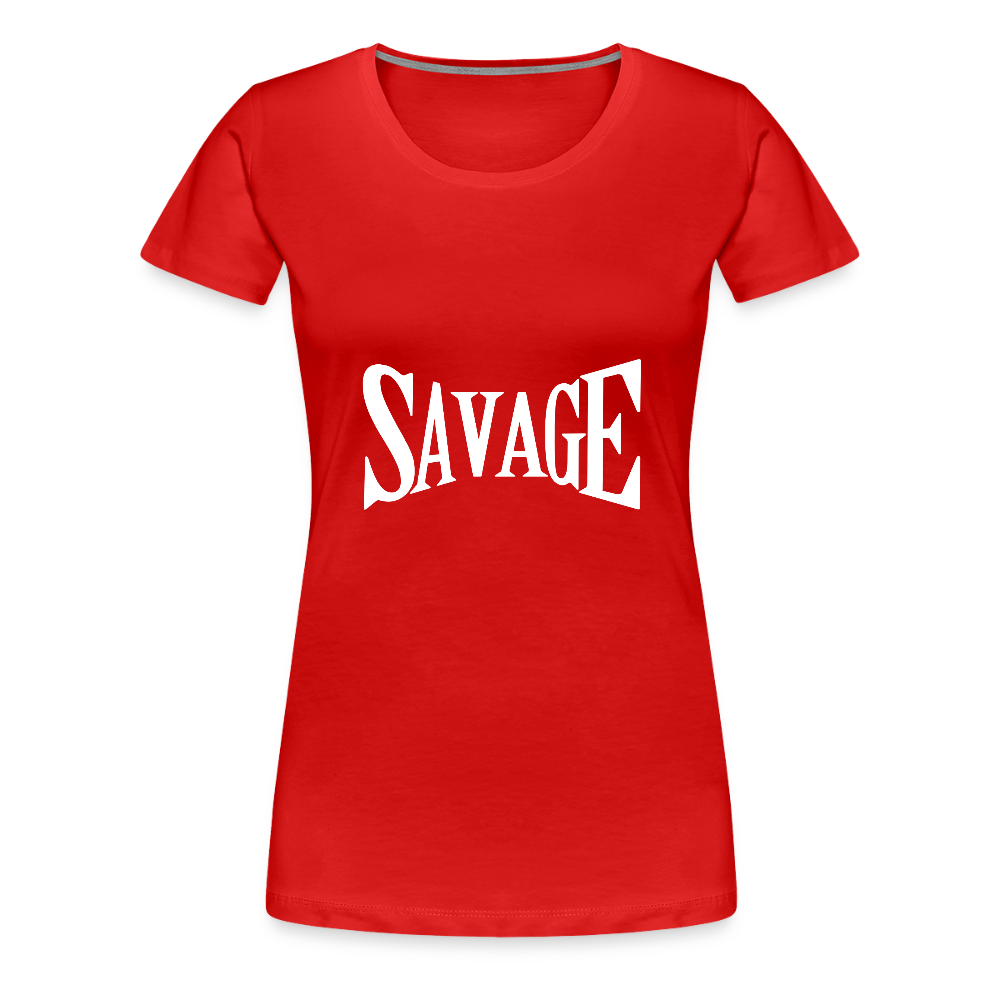 Savage Women’s Premium T-Shirt - red
