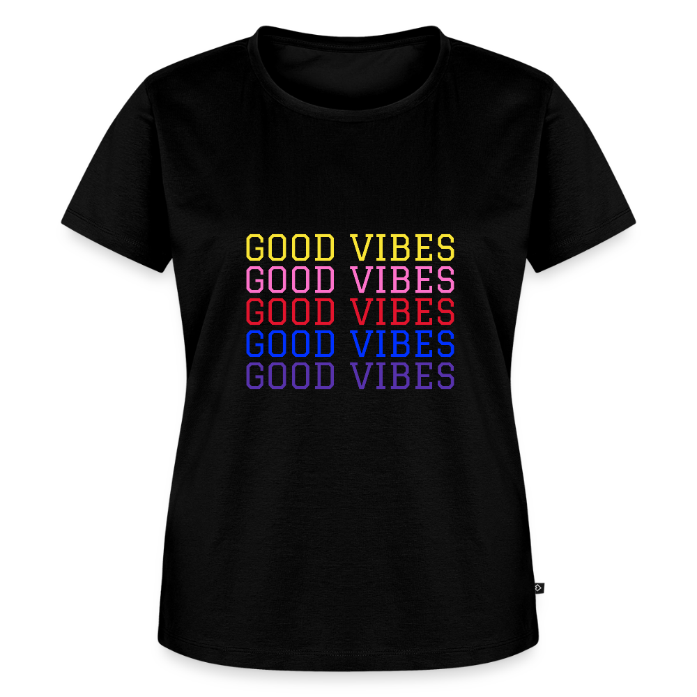 Good Vibes Women’s Premium T-Shirt - black