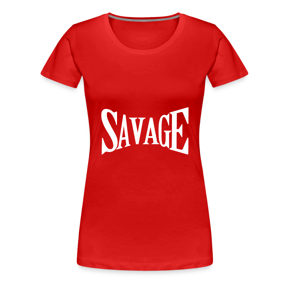 Savage Women’s Premium T-Shirt - red
