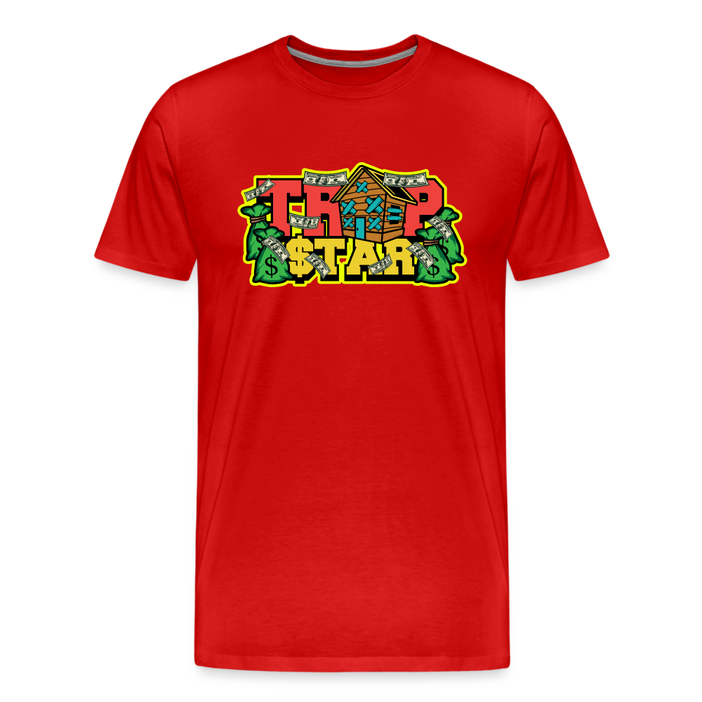 Trap Star Men's Premium T-Shirt - red