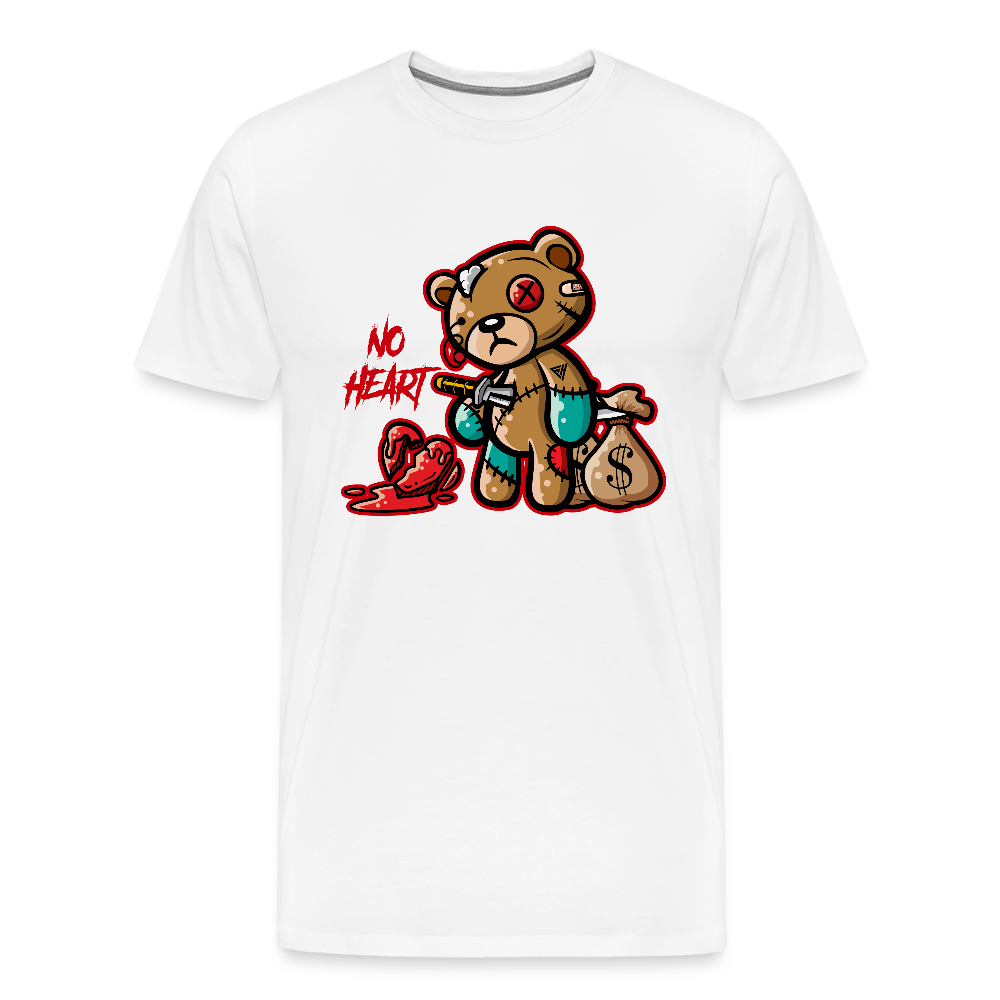 No Heart Men's Premium T-Shirt - white