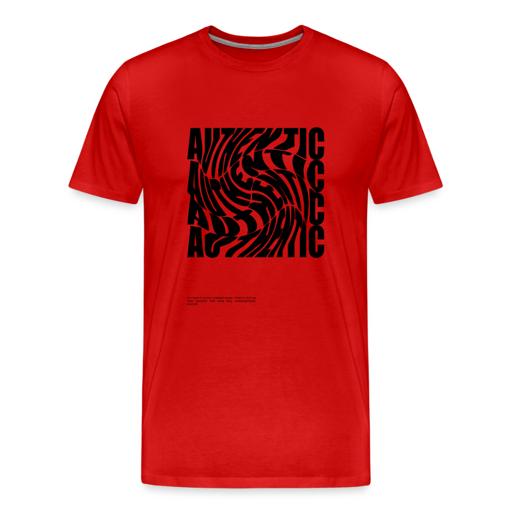 Authentic Men's Premium T-Shirt - red