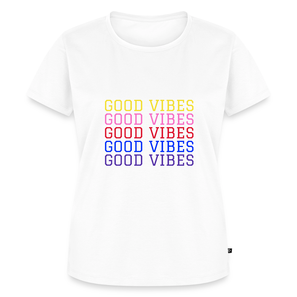 Good Vibes Women’s Premium T-Shirt - white