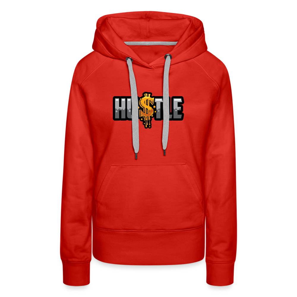 Hustle Women’s Premium Hoodie - red