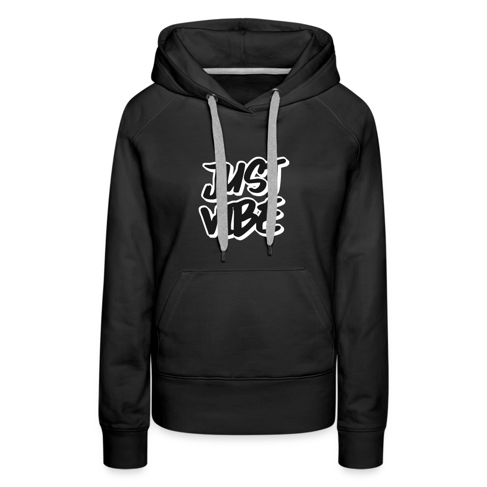 Just Vibe Women’s Premium Hoodie - black