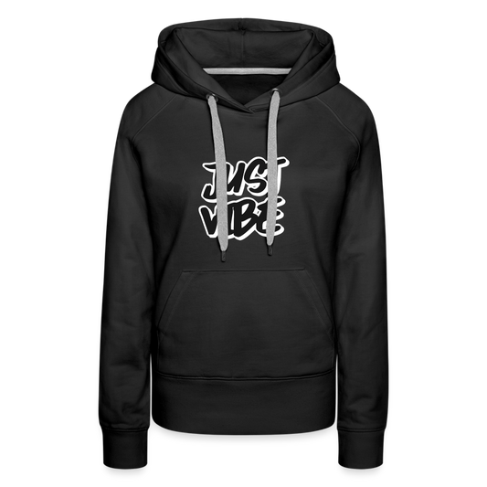 Just Vibe Women’s Premium Hoodie - black