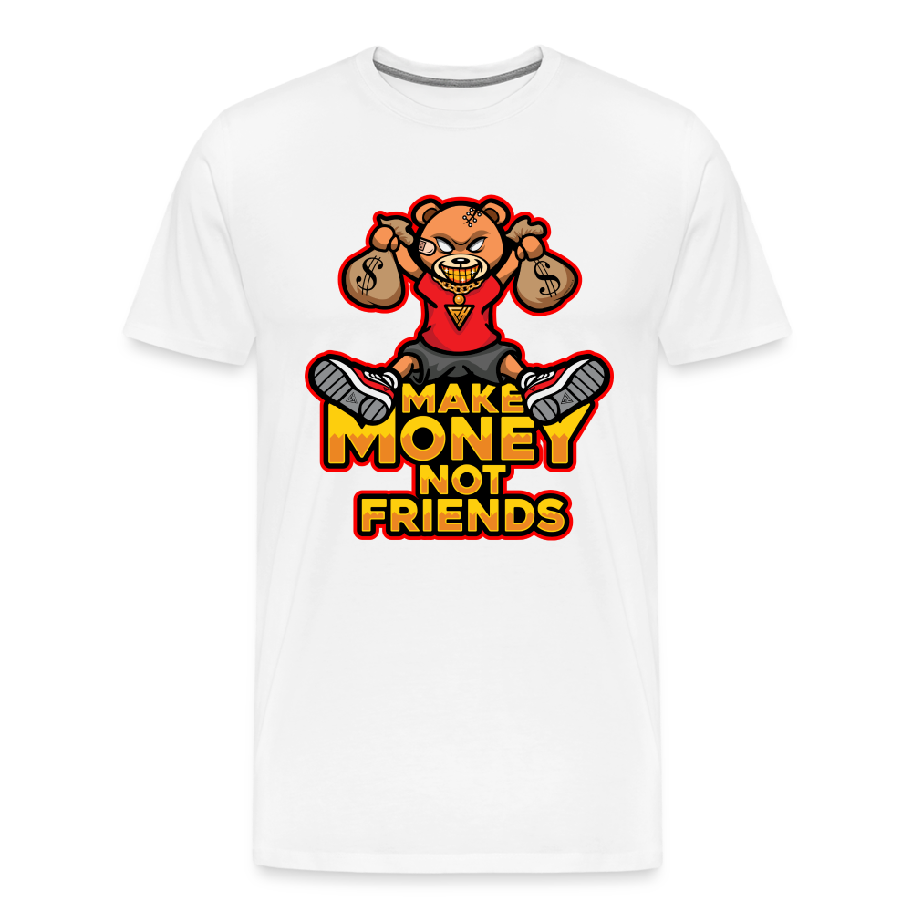 Make Money Men's Premium T-Shirt - white