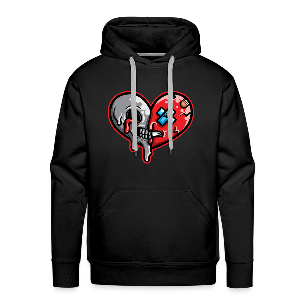 Heartless Men’s Premium Hoodie - black