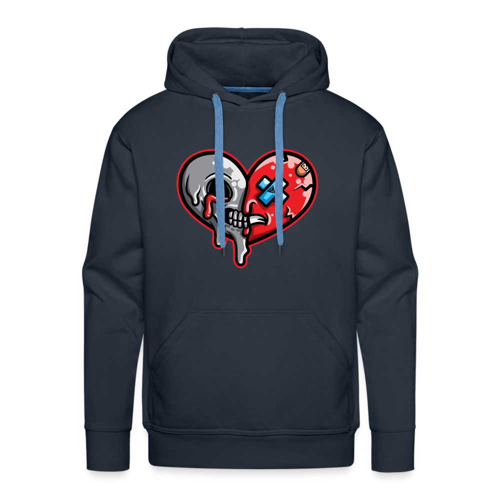 Heartless Men’s Premium Hoodie - navy