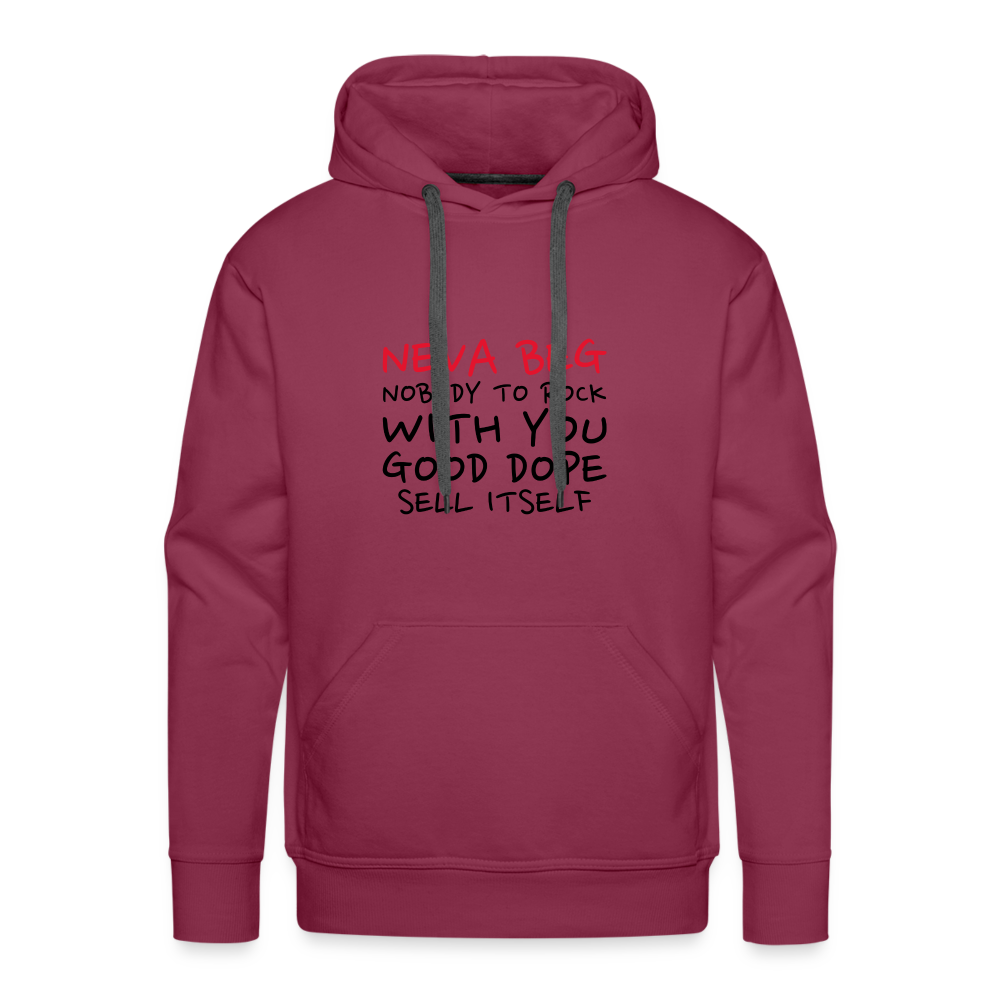 Neva Beg Men’s Premium Hoodie - burgundy