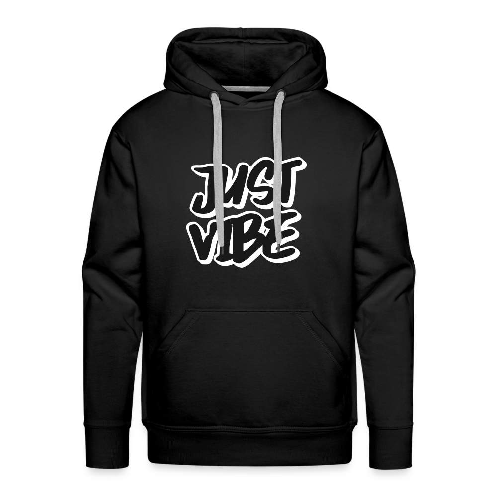 Just Vibe Men’s Premium Hoodie - black