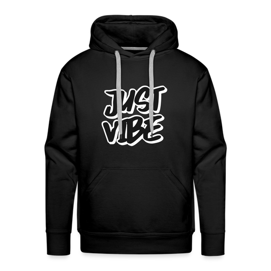 Just Vibe Men’s Premium Hoodie - black