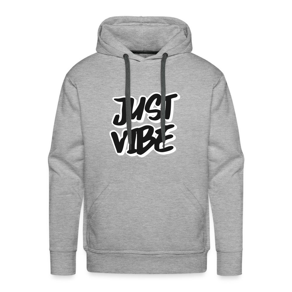 Just Vibe Men’s Premium Hoodie - heather grey