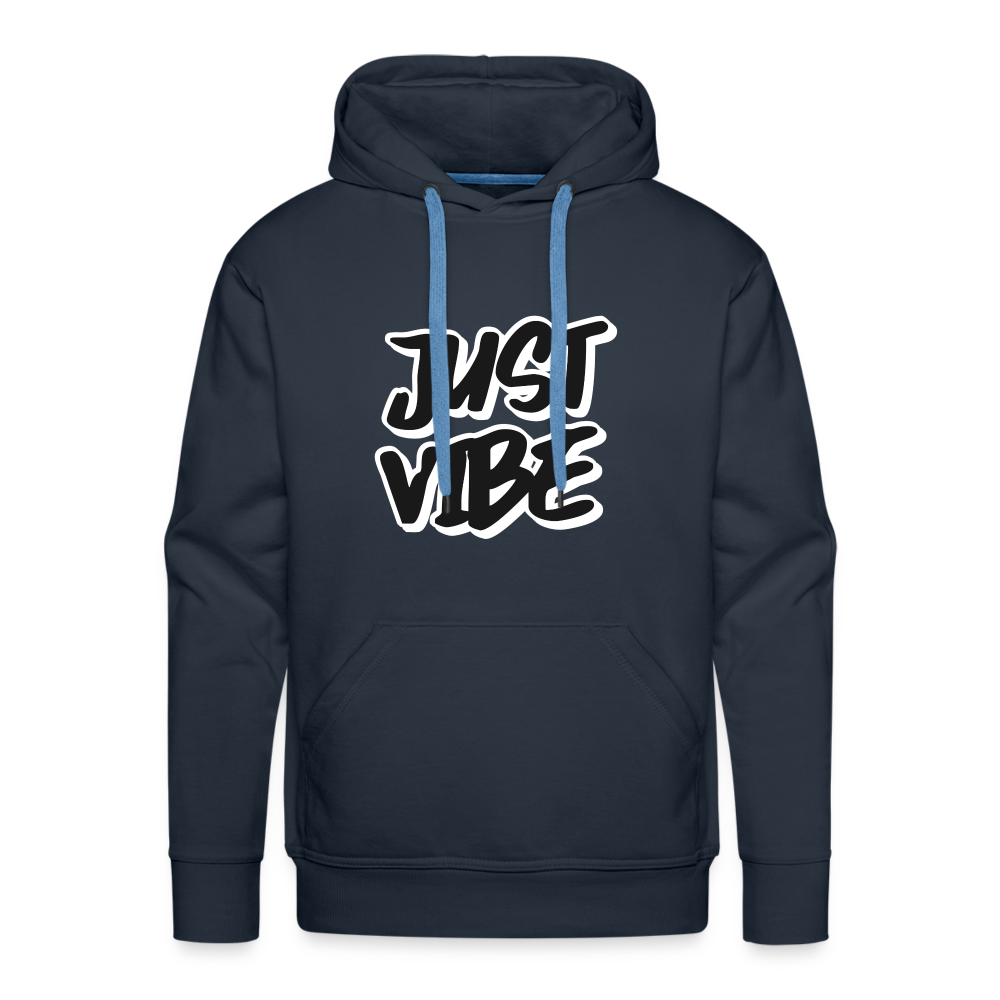 Just Vibe Men’s Premium Hoodie - navy