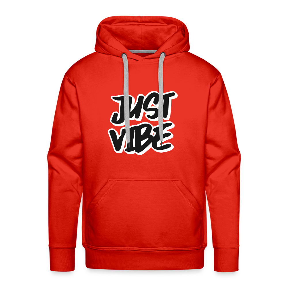 Just Vibe Men’s Premium Hoodie - red