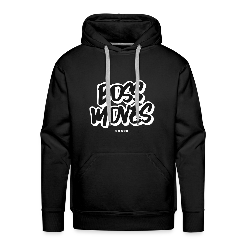 Boss Moves Men’s Premium Hoodie - black