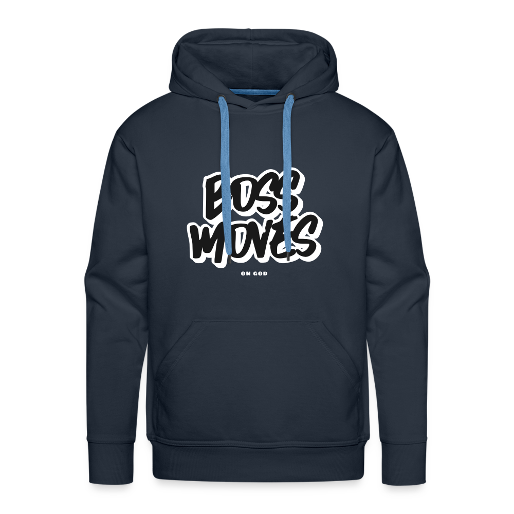 Boss Moves Men’s Premium Hoodie - navy