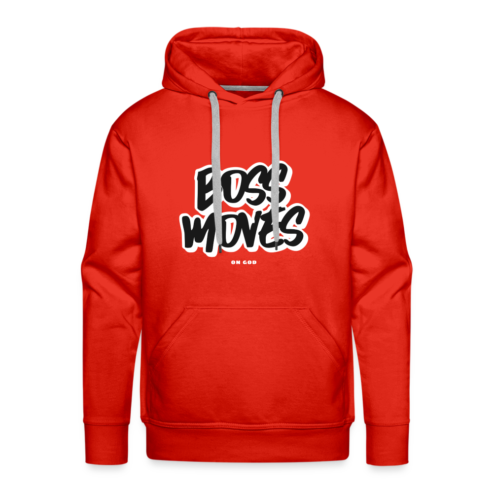 Boss Moves Men’s Premium Hoodie - red