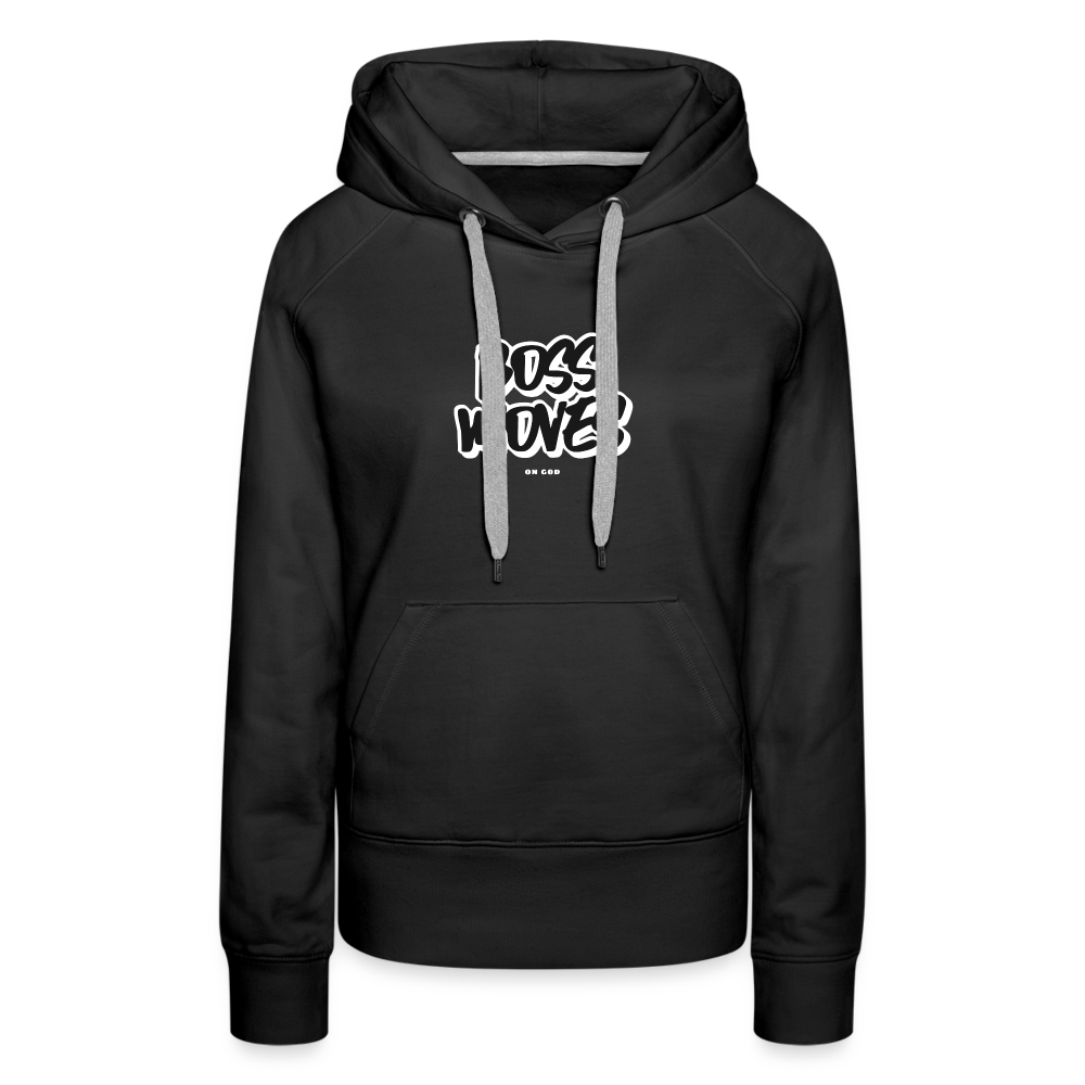 Boss Moves Women’s Premium Hoodie - black