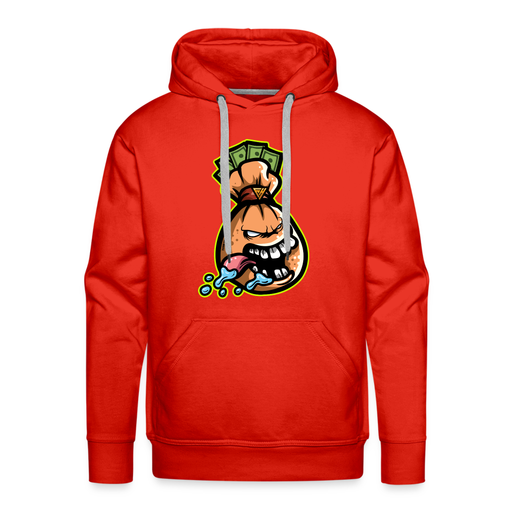 Greedy Men’s Premium Hoodie - red