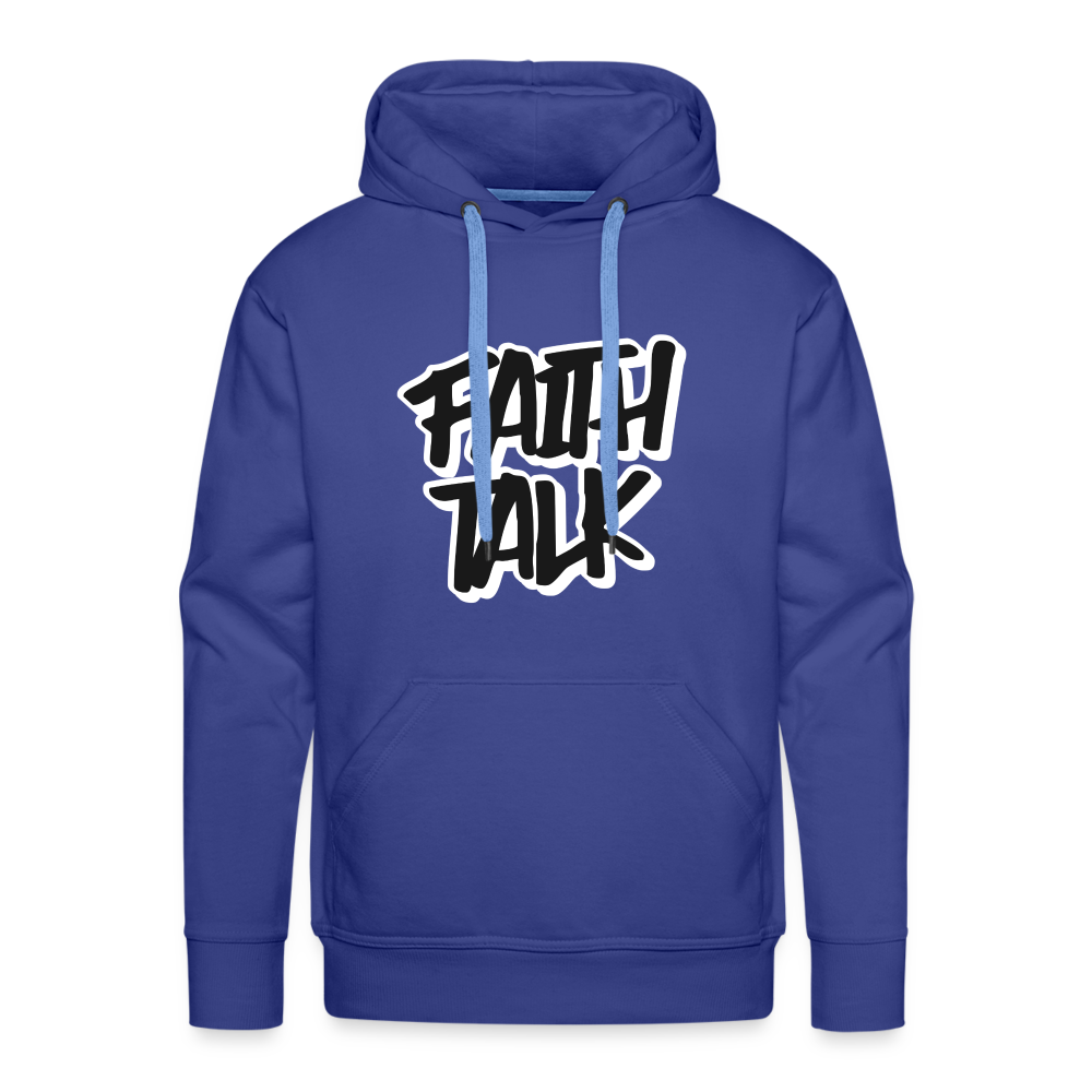 Faith Talk Men’s Premium Hoodie - royal blue