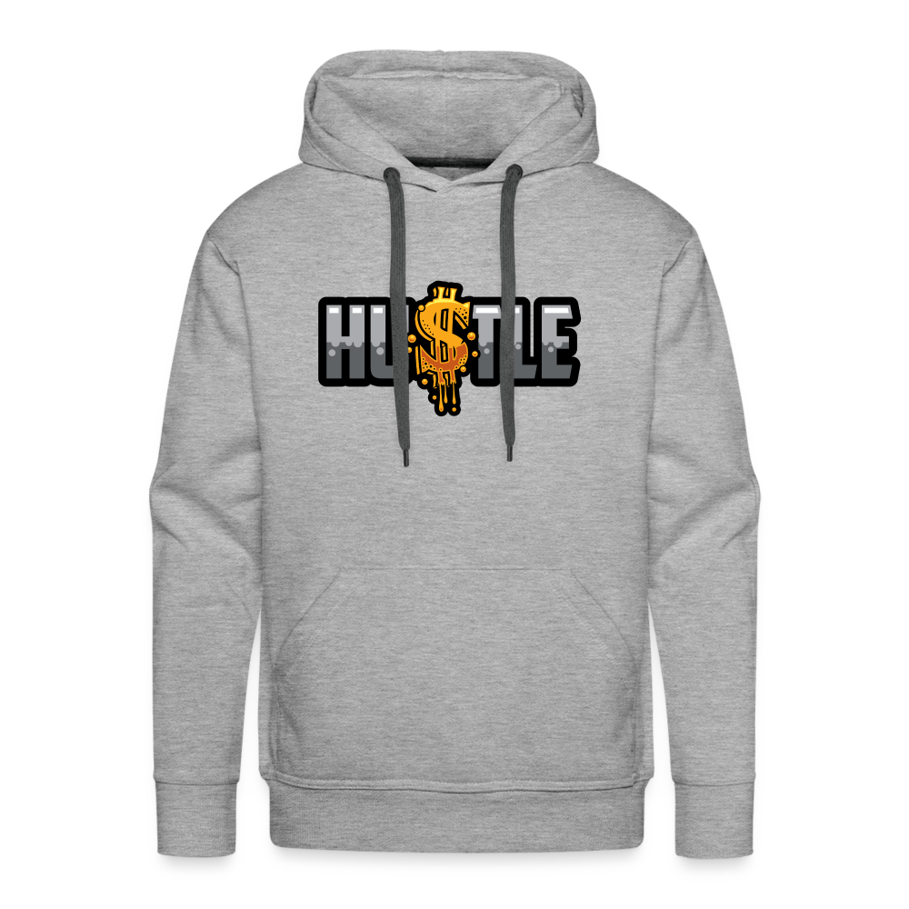 Hustle Men’s Premium Hoodie - heather grey