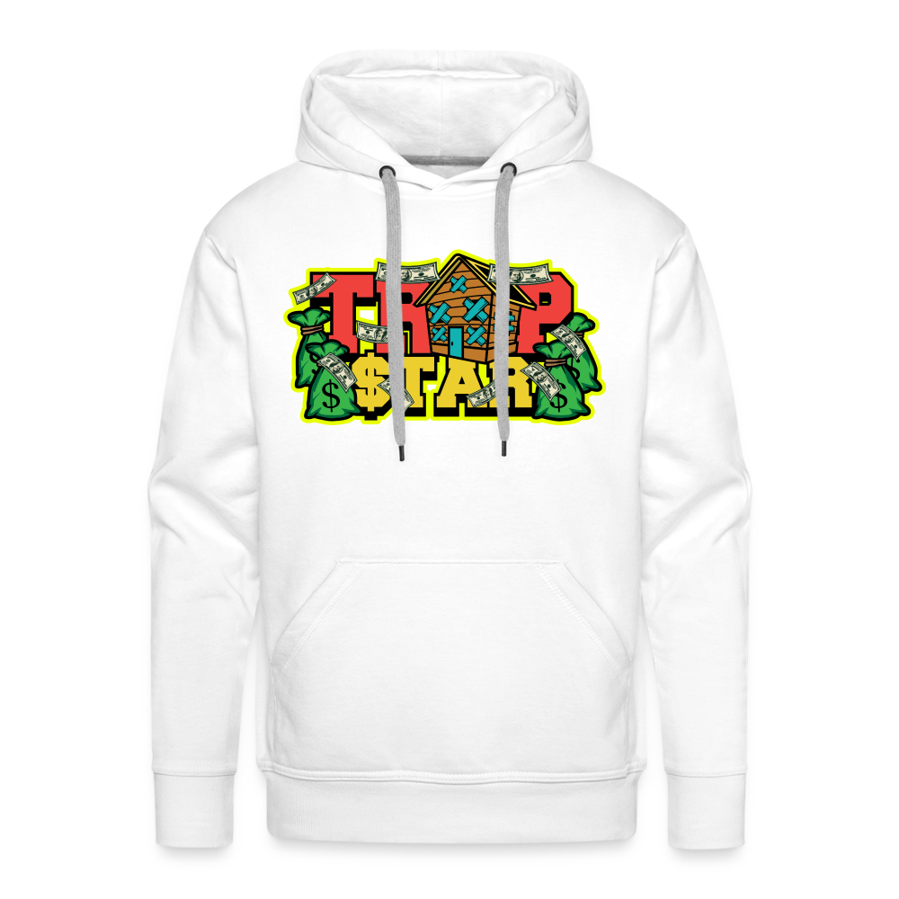 Trap Star Men’s Premium Hoodie - white