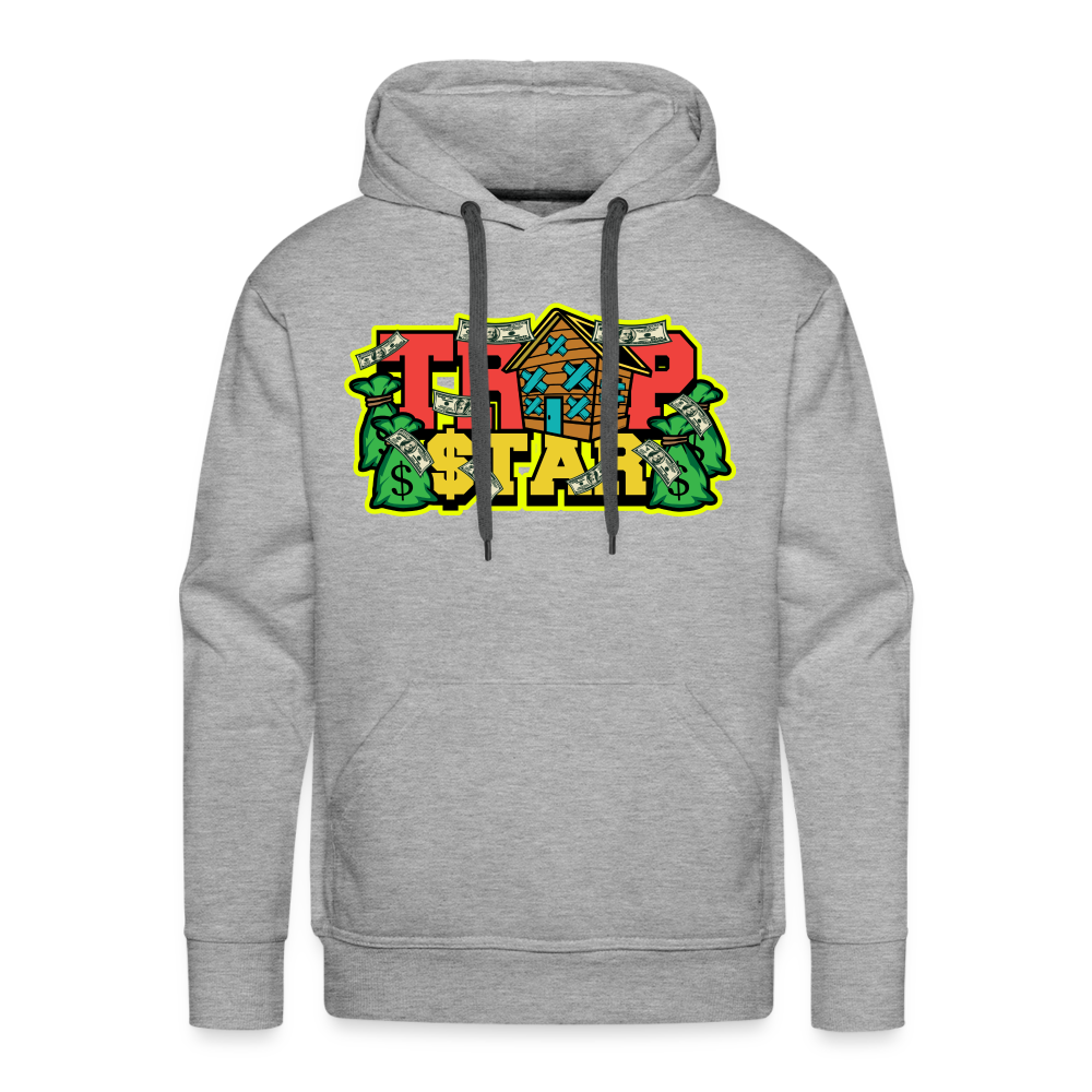 Trap Star Men’s Premium Hoodie - heather grey