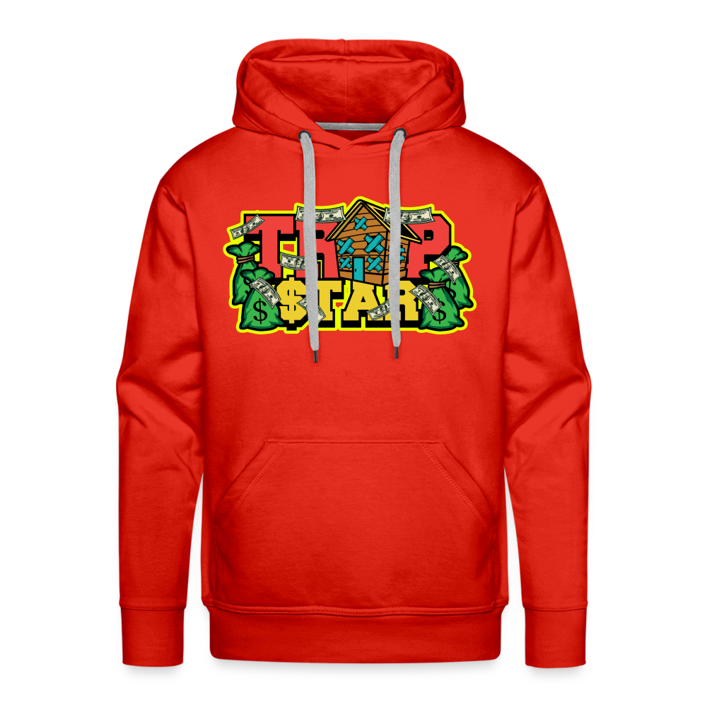 Trap Star Men’s Premium Hoodie - red