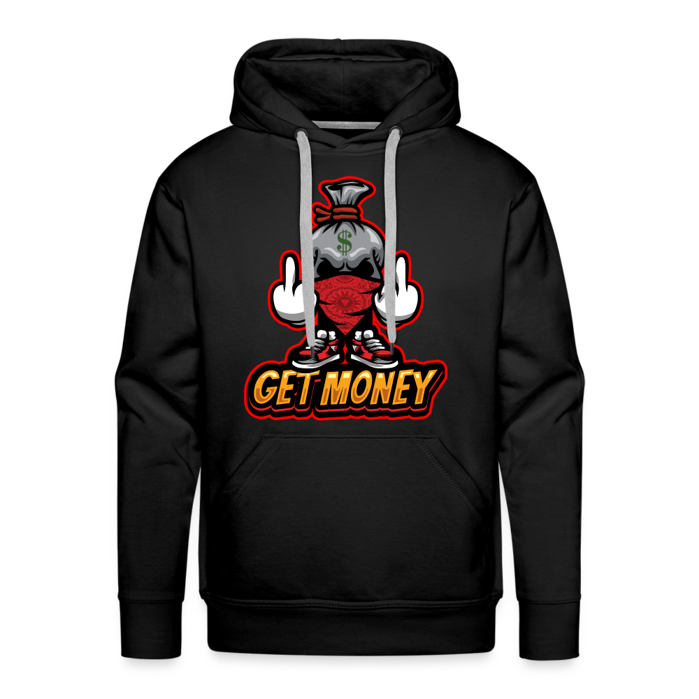 F You Get Money Men’s Premium Hoodie - black